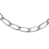 Bracelet argent maille cheval 4 faces