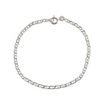 Bracelet de cheville argent 925 maille marine