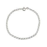 Bracelet de cheville argent 925 maille marine