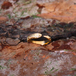 Bague serpent ouverte dorée à l’or fin 18k - Bagues