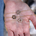 Bracelet doré étoile de David pierre - LABRADORITE