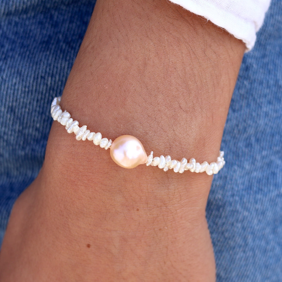 Bracelet duo de perles de culture - Bracelets