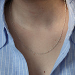 Collier Santa Maria en Argent 925 et Préhnite