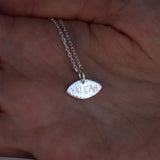 Collier argent 925 oeil & yallah