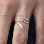 Bague serpent en argent 925 - 50 - Bagues