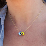Perle oeil colorée