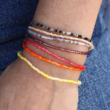 Bracelet perles miyuki colorées