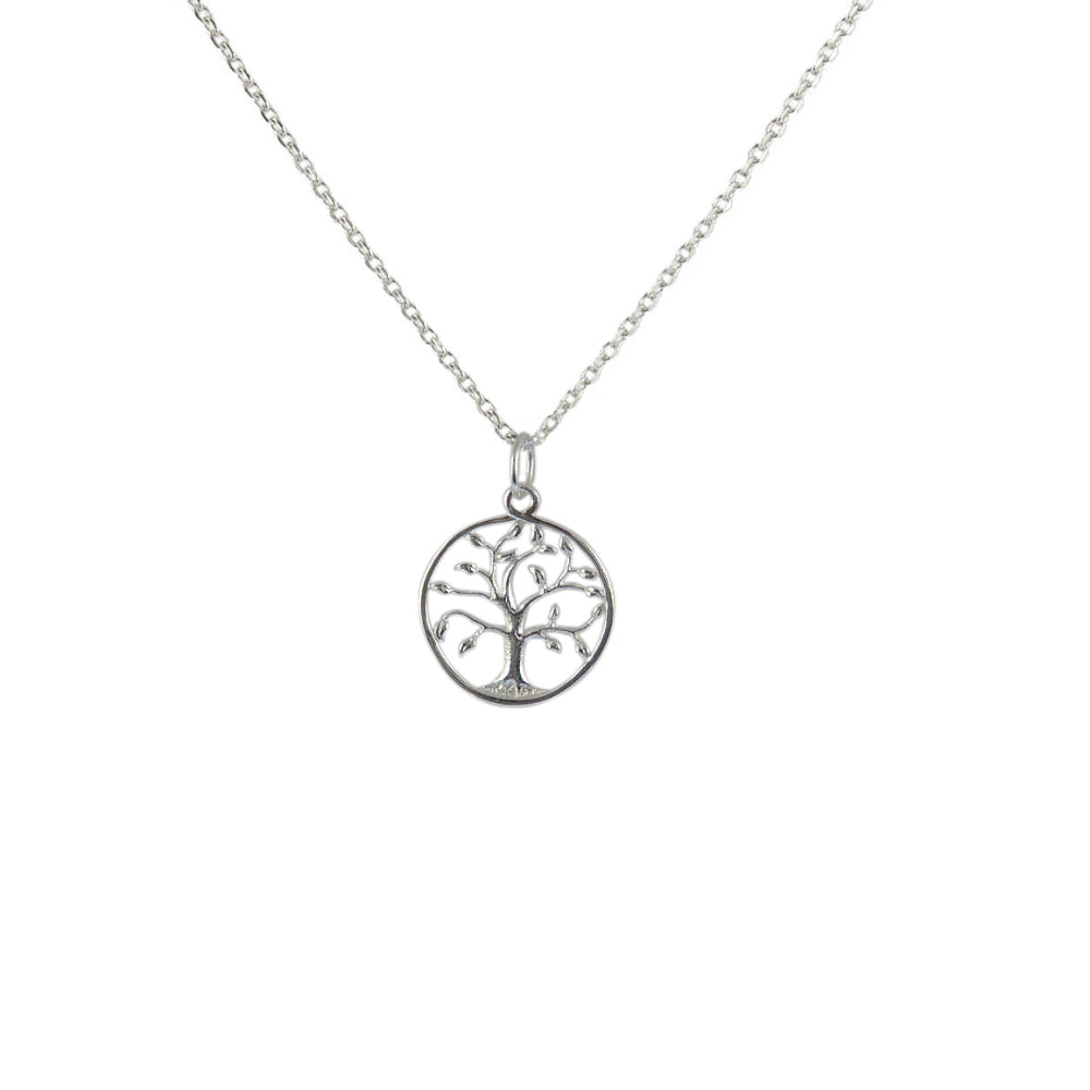Collier argent 925 et arbre de vie ajouré