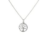 Collier argent 925 et arbre de vie ajouré