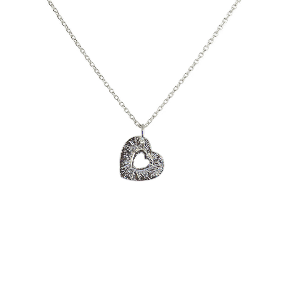 Luckyteam bijoux femme collier argent 925 et coeur