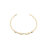 Bracelet doré jonc Gipsy prehnite, labradorite, pierre de lune et zircons