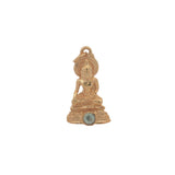Charms doré bouddha avec prehnite