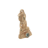 Charms doré bouddha avec prehnite