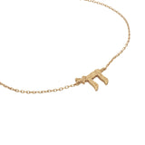 Bracelet doré Hai martelé