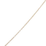 Collier doré quartz rose attaché à la chaine 42 cm