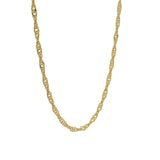 Collier doré maille Singapour 42 cm
