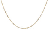 Gold Singapore mesh necklace