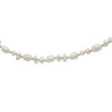 Collier doré en petites perles de culture 42 cm