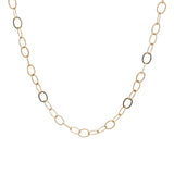 Collier doré avec maillons ovales 75 cm