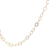 Collier doré avec maillons ovales 75 cm