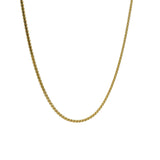 Collier doré maille égyptienne 42cm