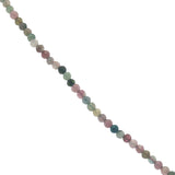 Collier doré tourmaline et perle de culture 42 cm