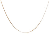 Collier doré gourmette bombée frappée