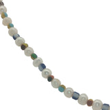 Collier doré perles de culture et perles multicolores 38 cm