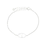 Bracelet argent 925 grand maillon ancre