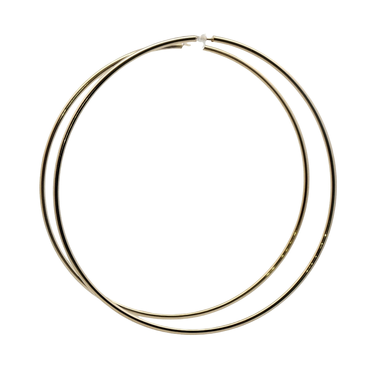 Fine gold creoles