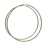 Fine gold creoles