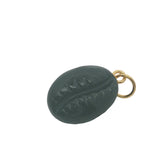 Charms doré cauri taillé dans de l'onyx noire