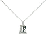 LOVE silver necklace