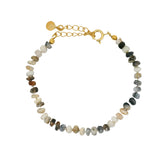 Bracelet doré pierres d'agate