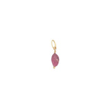 Charms doré en tourmaline ovale