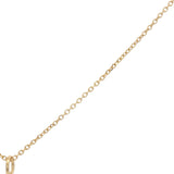 Collier doré marguerite en relief 42 cm