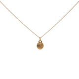Lucky number 13 necklace with white zircons