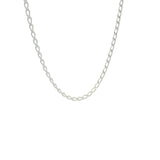Collier en argent 925 maille cheval 42 cm