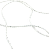 Egyptian mesh silver necklace