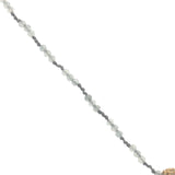 Collier doré labradorite Johri Bazaar en quartz rose et fil doré 60 cm