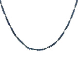 Collier doré en lapis lazulis 42 cm