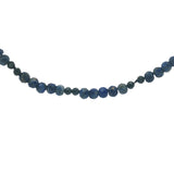 Collier doré en lapis lazulis 42 cm