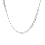 Collier argent 925 maille singapour 75 cm