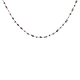 Collier doré en multi tourmaline 50 cm