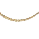 Egyptian mesh gold necklace