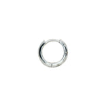 Mini créole fermée argent 925 étoile zircons
