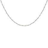 Collier doré avec duo quartz rose 38 cm
