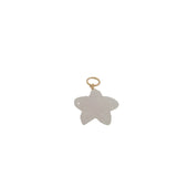 Charms doré étoile taillée dans du quartz rose
