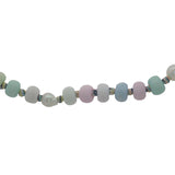 Collier doré perles pastel et perles de culture 75 cm