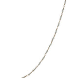 Collier doré avec duo pierre de lune 75 cm